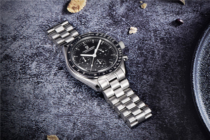 2026 New PAGANI DESIGN Mens Watches Panda Moon Watch Luxury Quartz Watch For Men Automatic Date Sport Chronograph Wristwatch Men