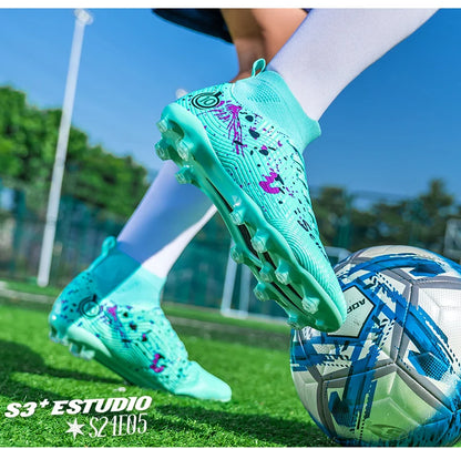 New Men Professional Soccer Shoes Non-slip Football Boots Unisex Breathable Futsal Sports New Cleats Drop Shipping Ultralight