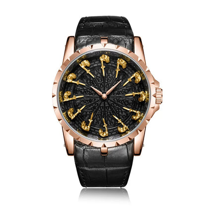 Quartz Watches for men Twelve Knights of the Round Table high quality Men's Watch man sports luxury brands waterproof men's
