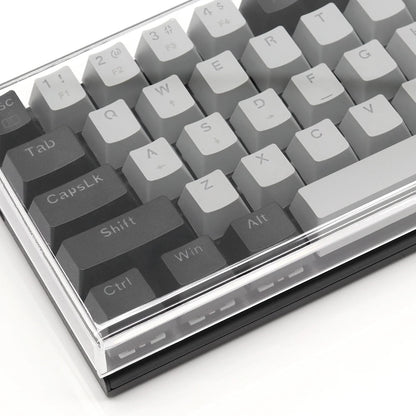 Funda protectora transparente de acrílico para teclado mecánico, cubierta antipolvo para teclado de 60/61/64 96 98104/108 teclas y cubierta para ratón