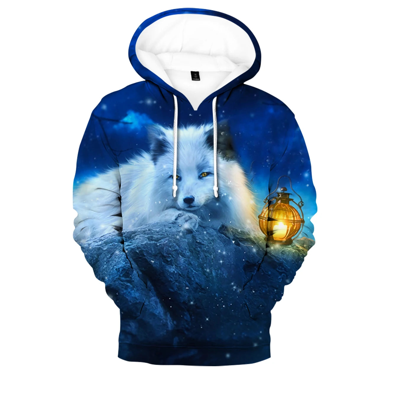 Sudaderas con capucha y sudaderas casuales con estampado 3D de zorro, cómodas y originales, estilo hip hop popular, para hombre/mujer y adulto/niño