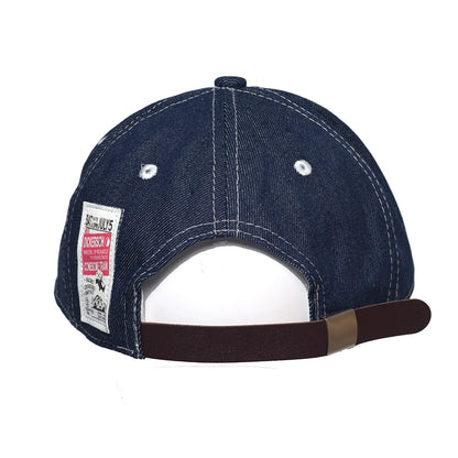 Four Seasons Fashion Short Brim Denim Baseball Cap Men Women Dad Hat Adjustable Trucker Style Low Profile Caps