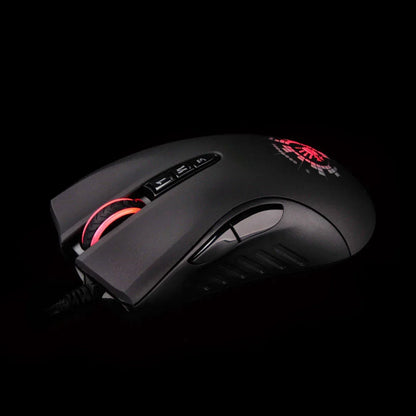 A4TECH Bloody A91 Gaming Mouse,4000 DPI,Drag Click,1000HZ,6666FPS,8 Buttons,Metal X' Glide Armor Boot,Over 20 million clicks