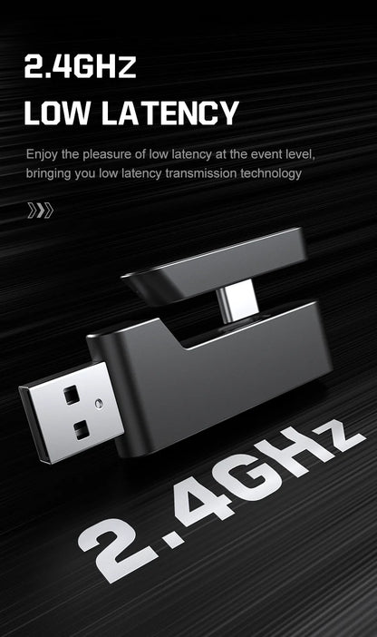 ONIKUMA GT828 Bluetooth Headset Four-mode Connection Over Ear HIFI Stereo Wireless Gaming Headsets with Mic for PC Laptops PS5