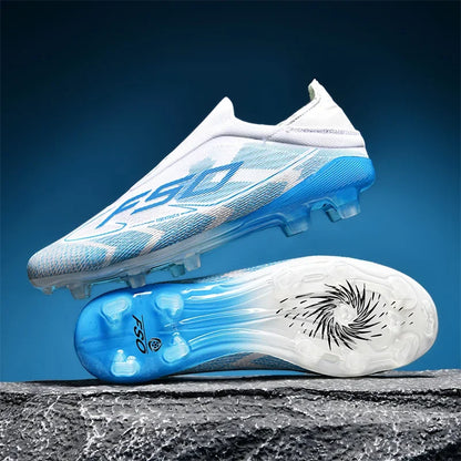 Nové pánské fotbalové boty na trávu pro dospělé, protiskluzové kopačky, ultralehké sportovní sálové boty, FG turf futsal, pohodlné
