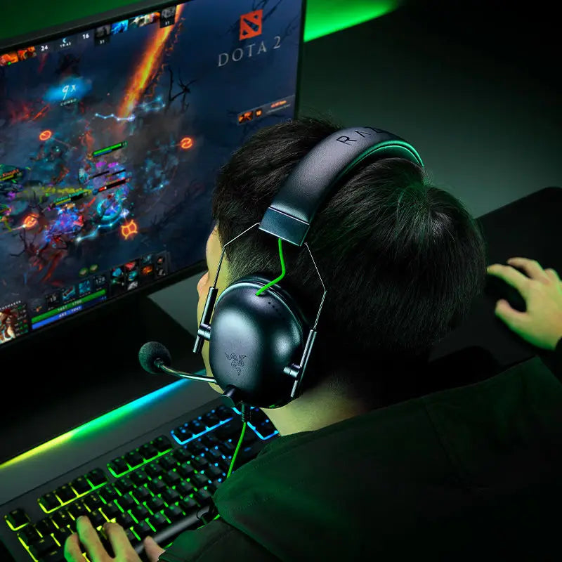 Razer BlackShark V2 X Gaming Headset – 7.1 Surround Sound Wired Gaming Headphones with Noise-Cancelling Microphone for PC, PS5, PS4, Xbox & Nintendo Switch