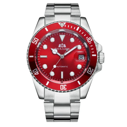 Automatic Mens Watch Mechanical Movement Stainless Steel Gold Silver Green Red Dial Date Strong Luminous Luxury Watches