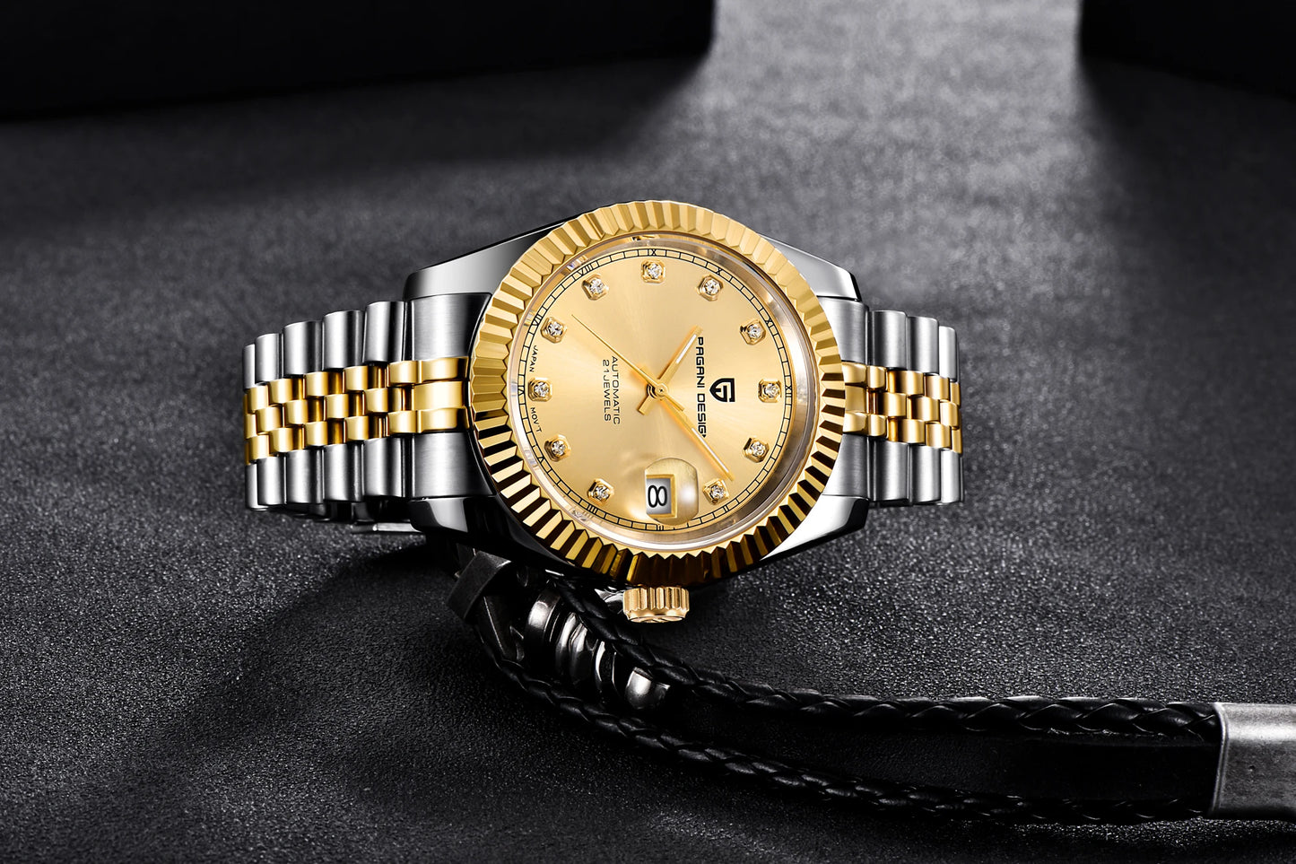 Relojes PAGANI DESIGN 2026 nuevos de lujo en oro y plata, relojes mecánicos para hombre, acero inoxidable, cristal de zafiro, reloj automático