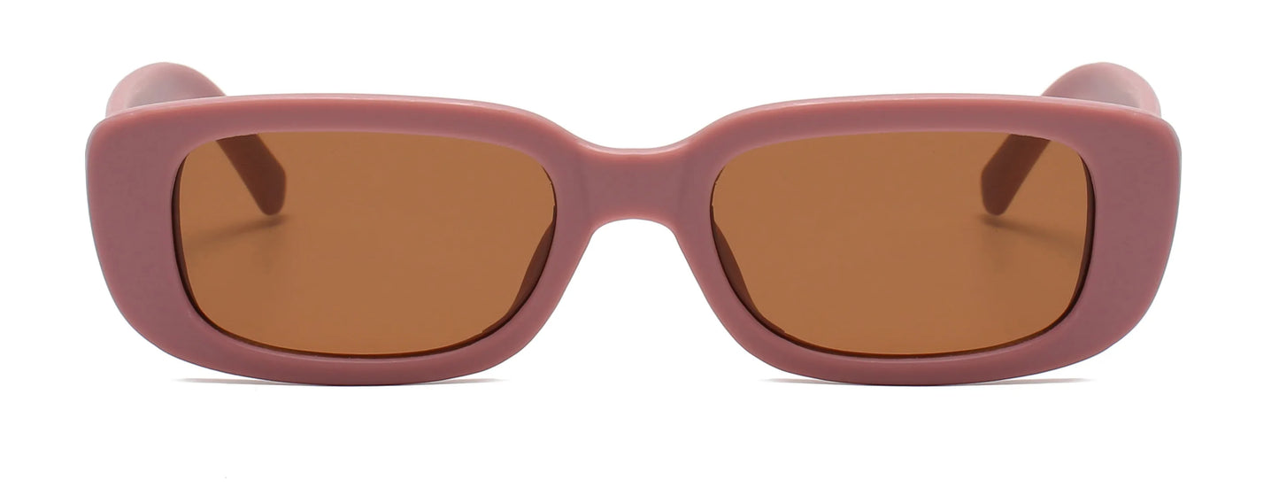 New Small Sunglasses Women Men Trendy Vintage Brand Designer Hip Hop Square Green Sun Glasses Female Eyewear UV400