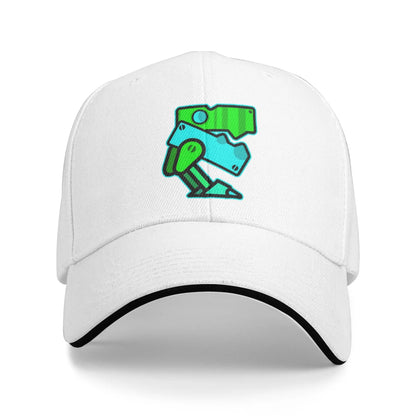 Geometry Game Dash Baseballkasket Casual Ublokeret Niveau Sandwich-hat til mænd og kvinder Åndbart hovedbeklædning til aktiviteter