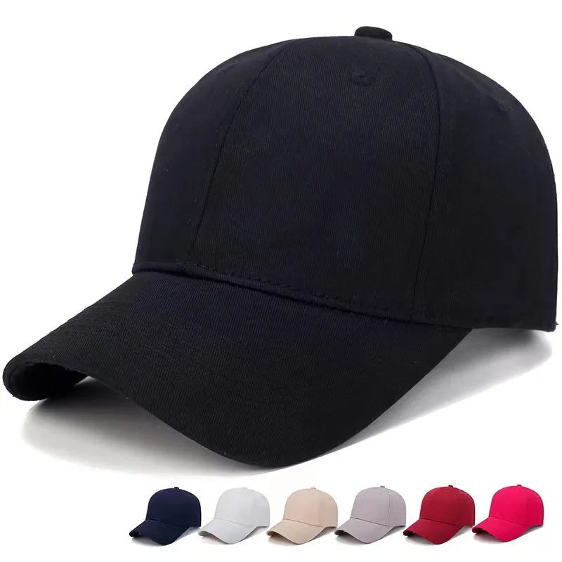 Couleurs Été Automne Mode Unie Hommes Femmes Casquette de baseball Casquette adhésive Hip-hop Réglable Casquette de soleil Casquette Gorras Cadeau