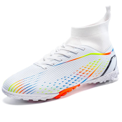 Nuove scarpe da calcio da uomo per erba, traspiranti e morbide, scarpe da calcio outdoor con tacchetti lunghi, comode scarpe sportive da allenamento da uomo