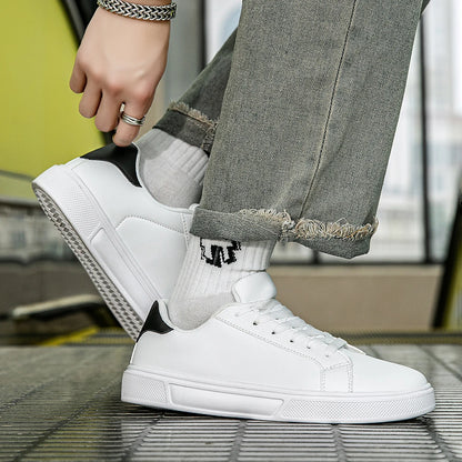 Sapatos de couro sintético para homem, ténis, sapatos casuais da moda, calçado de lazer para homem, ténis masculinos, calçado vulcanizado para homem, sapatos para casal, sapatos para mulher