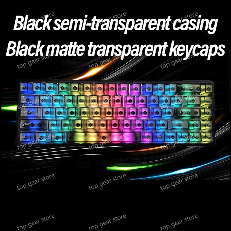 Everglide AE68 Pro Gaming Keyboard 8000Hz Polling Rate High Performance 0.001mm Rapid Trigger ADC Direct Link Dual RGB Lamp