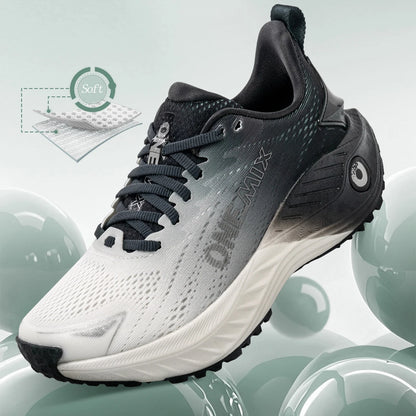 ONEMIX Chaussures de course décontractées Chaussures de jogging d'été respirantes Chaussures de sport légères pour homme Chaussures de sport pour femme Chaussures de sport amortissantes pour homme
