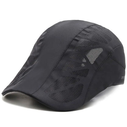 Unisex SPORTS betűs nyomtatású, gyorsan száradó baseball sapka, napszemüveg, szabadtéri nyári, lélegző hálós napellenző sapka, beret, napellenző, golf sapka