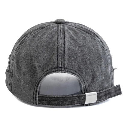 Casquette de baseball en coton délavé pour femme, motif étoile à cinq branches, style urbain « Dad Hat »
