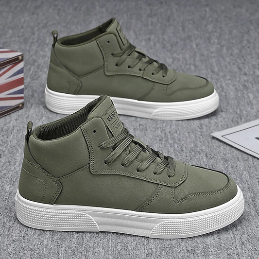 Męskie buty skateboardingowe 48, wysokie sneakersy casual, oddychające buty streetwear, płaskie buty sznurowane do chodzenia, Chaussure Homme