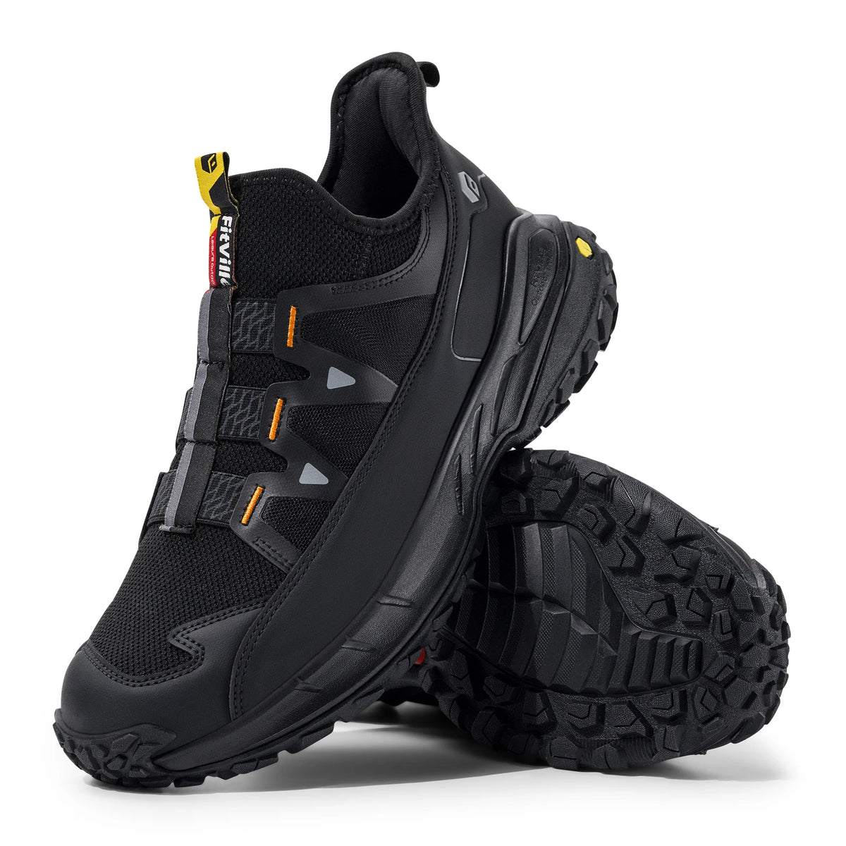 Fittington Wide Sneakers for Men Slip-on Hiking Shoes Soft Comfortable Men Running Shoe Slip Resistant Walking Shoes with Arch
