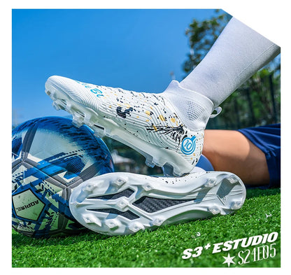 New Men Professional Soccer Shoes Non-slip Football Boots Unisex Breathable Futsal Sports New Cleats Drop Shipping Ultralight