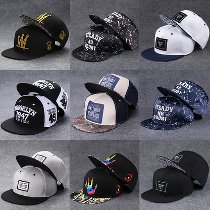 Gorra de béisbol unisex con alfabeto, estilo urbano de verano, bordada, con botón trasero, para exteriores, hip hop, ajustable y casual para hombre y mujer