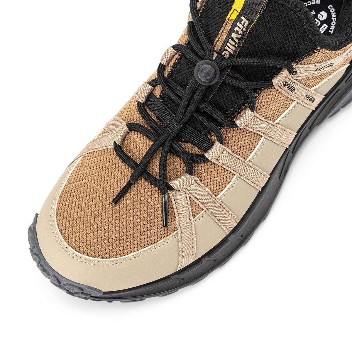 Fittington Wide Sneakers for Men Slip-on Hiking Shoes Soft Comfortable Men Running Shoe Slip Resistant Walking Shoes with Arch