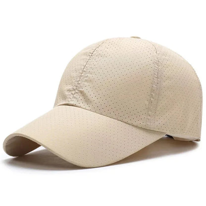 Dry Quickly Sun Cap Woman Outdoors Casual Sport Hat Men Big Size Baseball Cap 60-65cm Adjustable Sun Visor Cap Peaked Cap