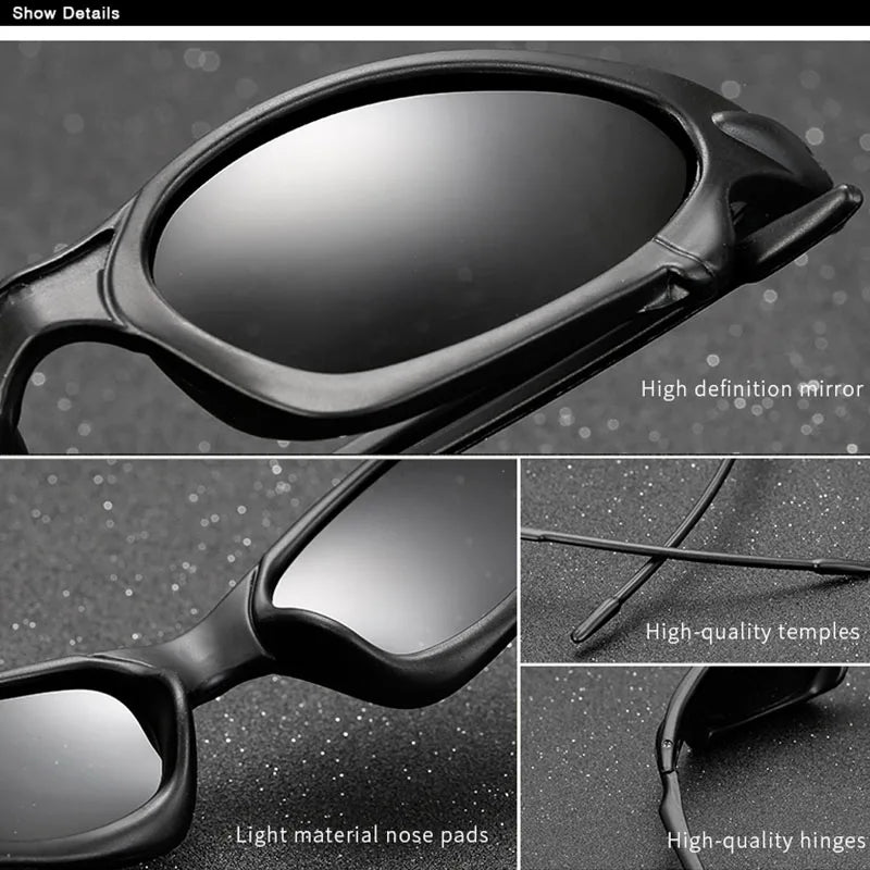 Men Polarized Sunglasses Cycling Outdoor Sports Sun Glasses Fishing Running UV400 Shades Eyewear