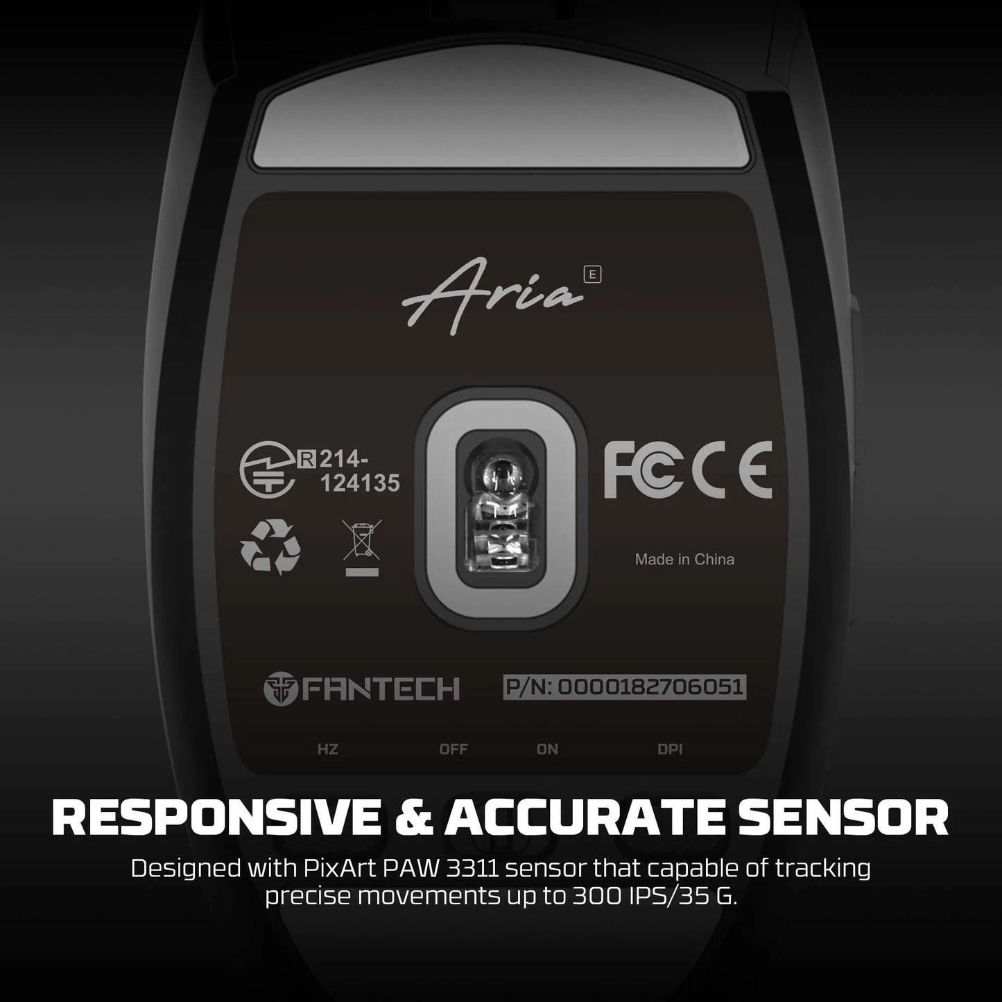 FANTECH Aria XD7E 2.4G Wireless Gaming Mouse PixArt 3311 1000Hz 59g Lightweight Gamer Mice  For PC Laptop