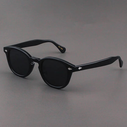 Polarized Sunglasses Men Women Johnny Depp Lemtosh Style Sun Glasses Retro Round Acetate Frame UV400 Lens Oculos
