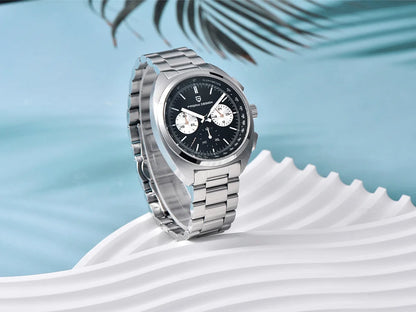 Relógio masculino de quartzo Pagani Design 2026 Fashion, marca de topo de luxo, safira, cronógrafo masculino VK63 em aço, de mergulho