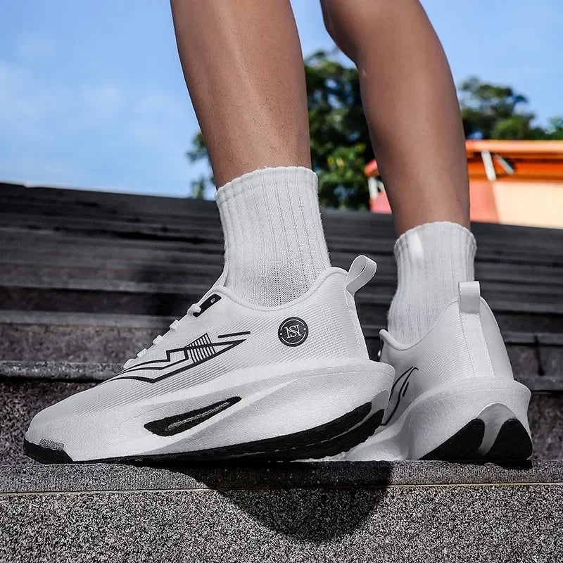 Men Running Shoes High-Quality Professional Training Lightweight Wear-Resistant Sports Flat Casual Sneakers for Men