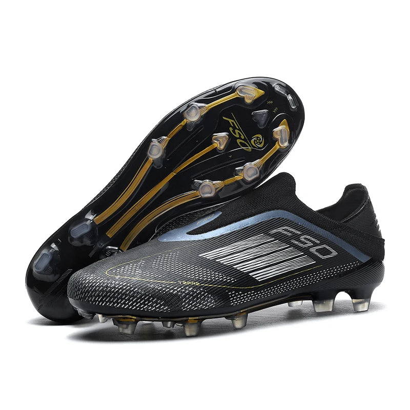 Men Soccer Shoes Training Football Boots Indoor Sneakers TF Long Spikes Match Futsal Ultralight Breathable Cleats Drop Shipping