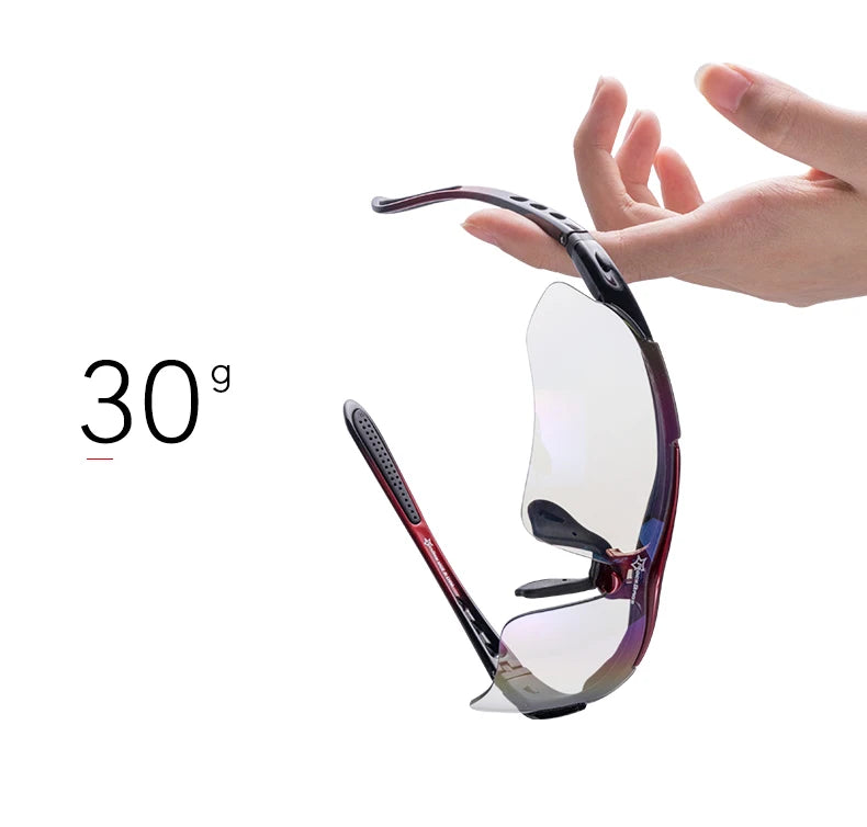 ROCKBROS Polarized Cycling Glasses Men Sports Sunglasses Road MTB Mountain Bike Bicycle Riding Protection Goggles Eyewear 5 Lens