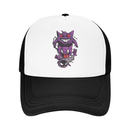 Pokemon Pikachu Trucker Hats Adult Vintage  Dad Hat Trucker Hat Sun Hats Adjustable Snapback Caps Mesh Baseball Caps Summer