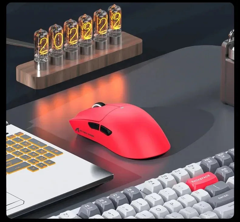 ATTACK SHARK X11SE ultraleichte kabellose Gaming-Maus, 20Millionen Klicks Lebensdauer, PAW3311 Gaming, 22KDPI, 400IPS, 40G, 1KHz, 65 Stunden, 30mAH