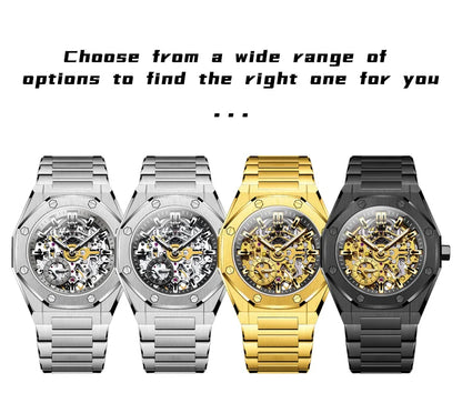 OLEVS 6669 Fully hollow men's watch luxury automatic mechanical watch men's 30M waterproof Man Wristwatches
