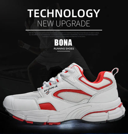 BONA New Designers Laufschuhe – Atmungsaktive Outdoor-Sportschuhe für Damen – Leichte Sneaker – Bequeme Sportschuhe für Damen
