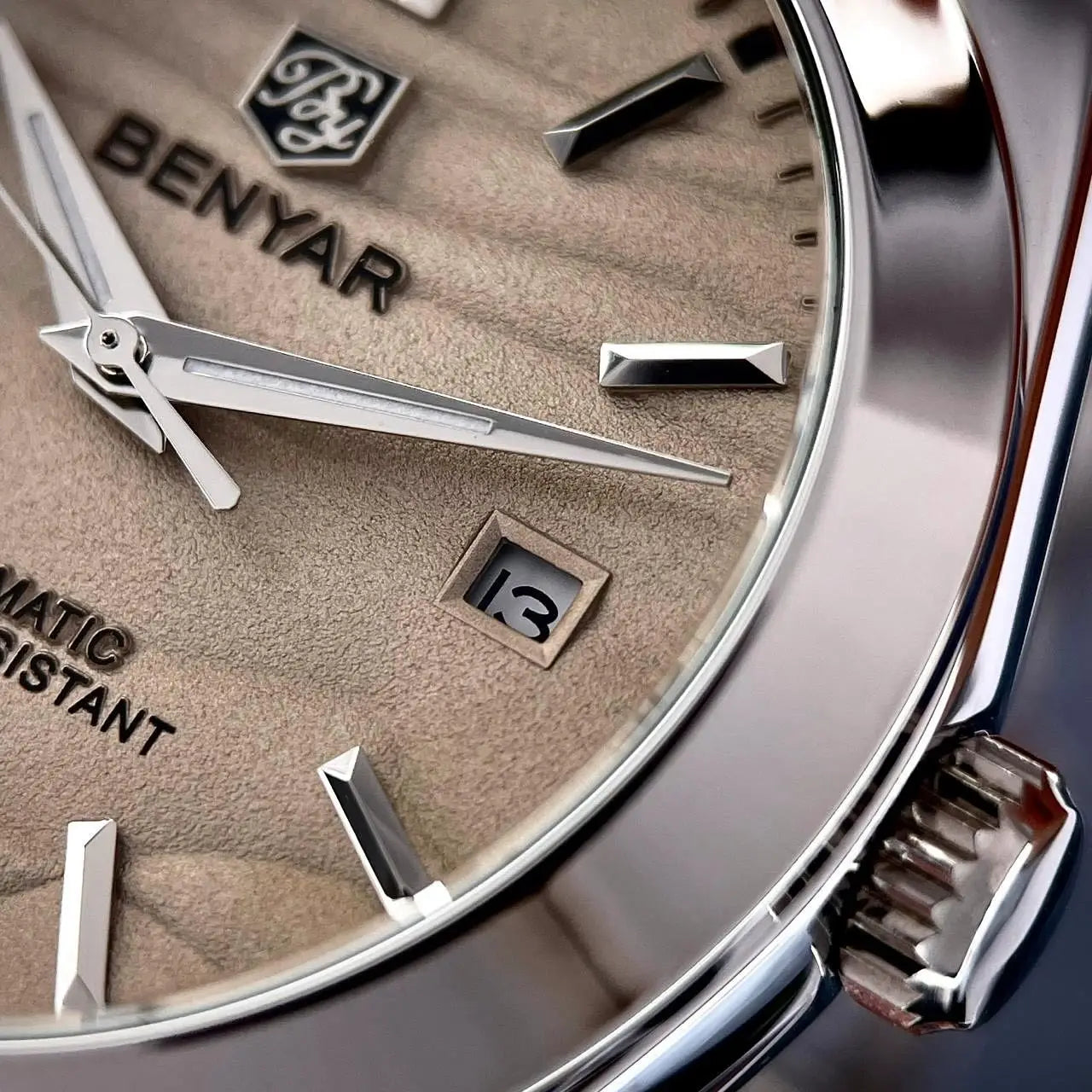 BENYAR Top Sand Series 40mm Hot Selling Mechanical Watch 316L Stainless Steel Simple 5 Bar Waterproof Automatic Men's Watch