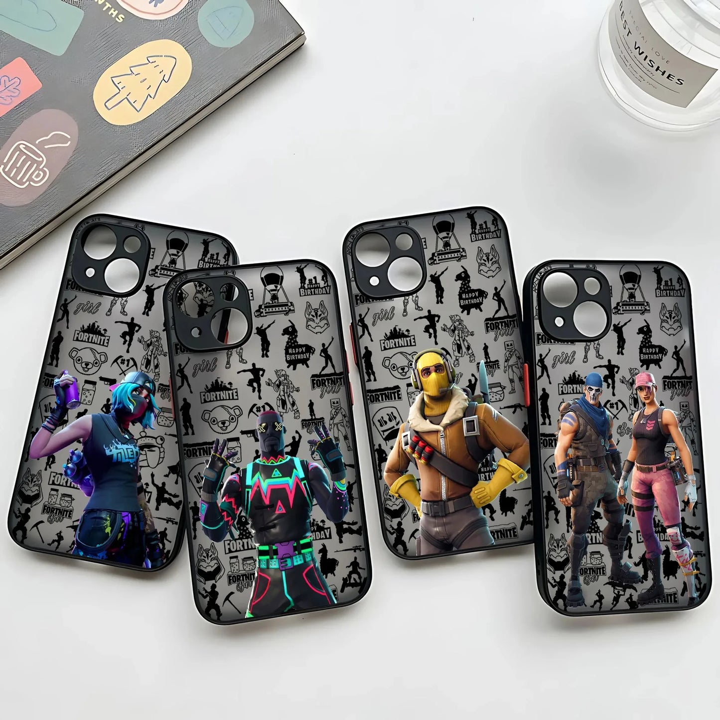 Capa de Telemóvel Hot Game F-Fortnites para Oppo A6 A5 A5x A59 A98 A38 A58 A78 A76 A57 A17 A55 A94 A74 A54 A16K A16 Pro 5G Mate