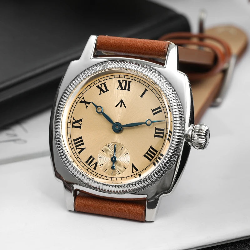 Militado ML03 Tribute 1926 VD78 Quartz Movement Watch Sapphire Crystal Stainless Steel Case Roman Dial 100M Waterproof Watches