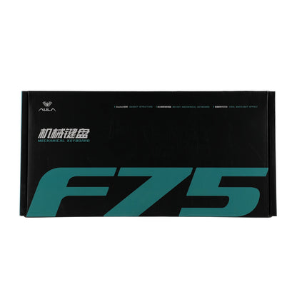 EPOMAKER x AULA F75 75% ANSI Gasket Hot-Swap Bluetooth 5.0/2.4G Wireless/Wired Mechanical Keyboard PBT Keycaps for Win/Mac