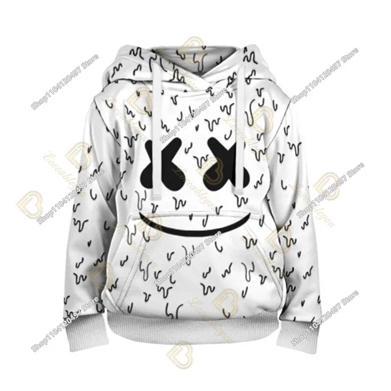 2-14Y Sweatshirt Fortnite Child Print Hoodie Sweatshirts Boys Girls Fashion Harajuku Jacket Kids Clothes Games Cosplay Costume