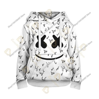 Sweatshirt com Capuz Battle Royale para Crianças, Fortnite, Meninos e Meninas, Estampado com Desenhos Animados, Pullover Infantil, Streetwear Harajuku, Primavera/Inverno