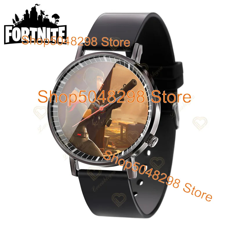 Fortnite Wristwatch for Men Women Watch Battle Game Print 2025 New Watches Quartz Wristwatch Female Children's Birthday Gifts