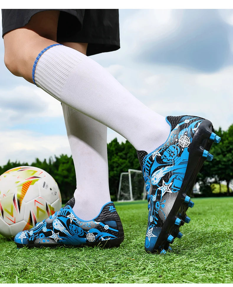 TF/FG chaussures de Football crampons de terrain de Football professionnel pour enfants haute qualité anti-dérapant baskets d'entraînement en plein air chaussures nouveau