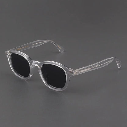 Polarized Sunglasses Men Women Johnny Depp Lemtosh Style Sun Glasses Retro Round Acetate Frame UV400 Lens Oculos