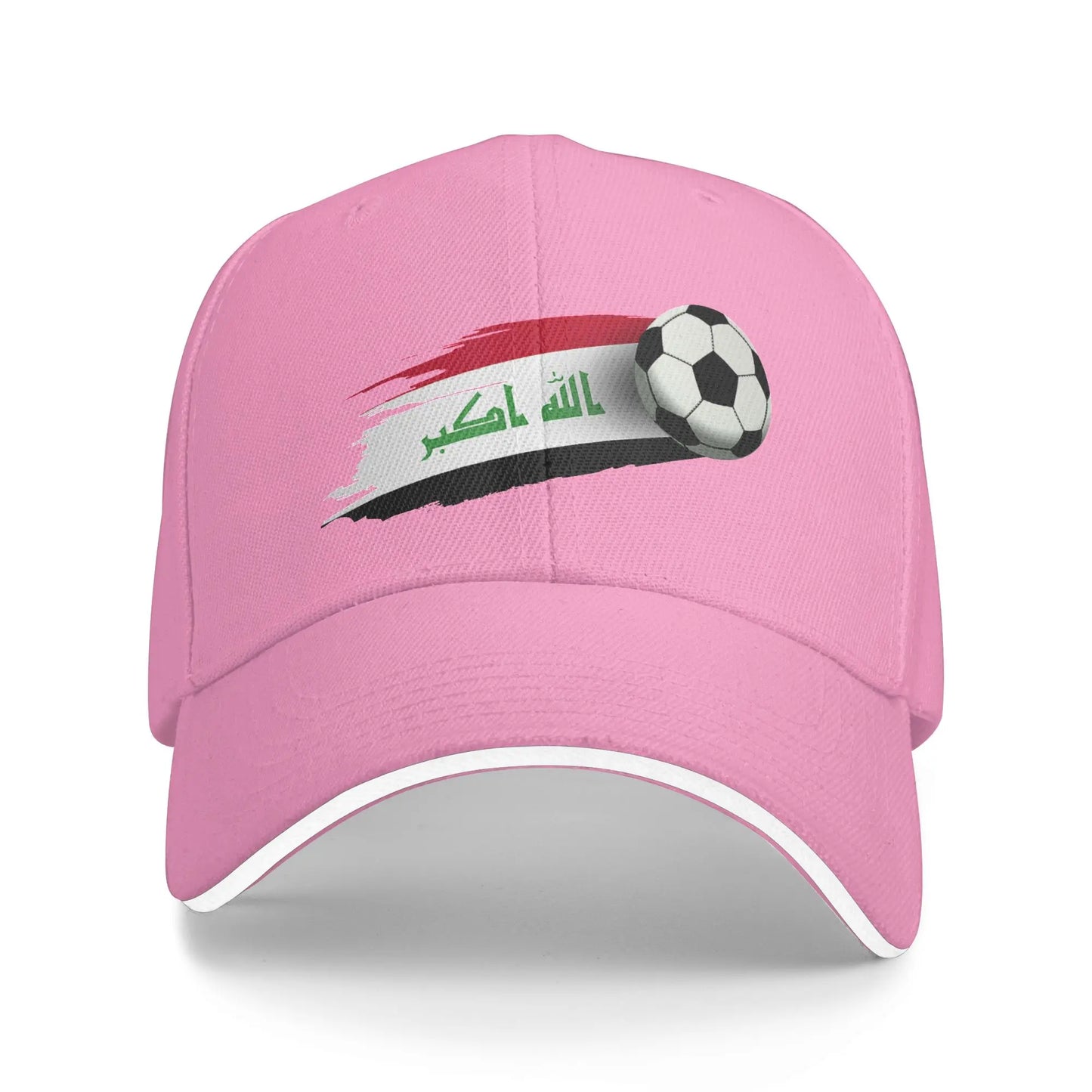 Men's Women's Iraq Flag Iraqi Soccer Outdoor Hat  Sun Baseball Caps Casual Baseball Cap Sports Hats