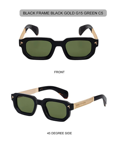 Polarized Square Punk Sunglasses Men 2026 Luxury Brand Classic Rectangle Sunglass UV400 Driving Eyewear Fashion Outdoor Shades