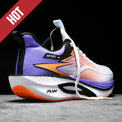 Men's Sports Running Shoes Marathon Air Cushion Breathable Lightweight Comfortable Women's Outdoor Athletic Sneakers Jogging Tennis